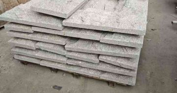 娄底芝麻白蘑菇石，自然面