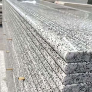 娄底芝麻白楼梯踏步 花岗岩楼梯板材