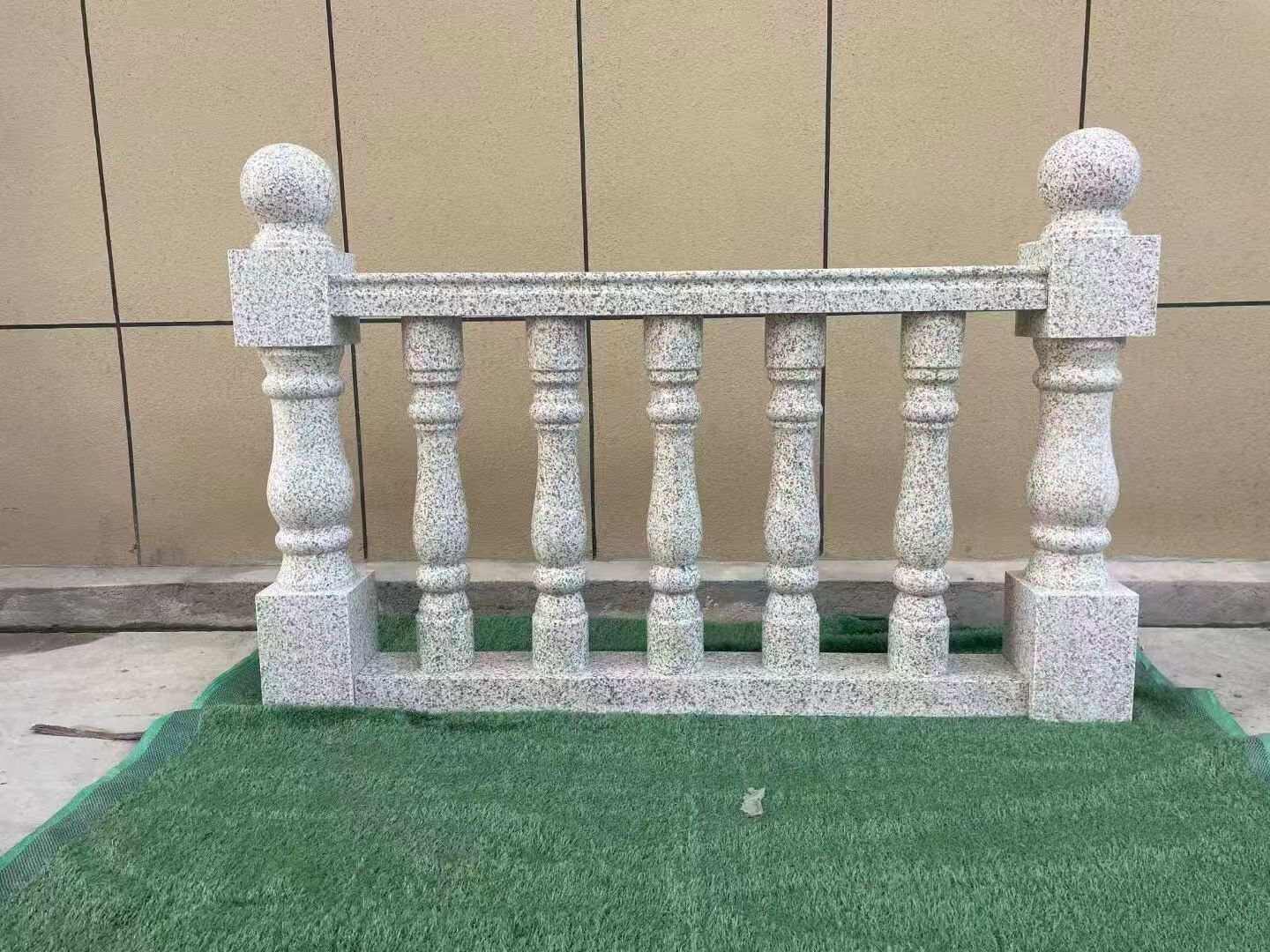 娄底芝麻白阳台栏杆 花岗岩栏杆